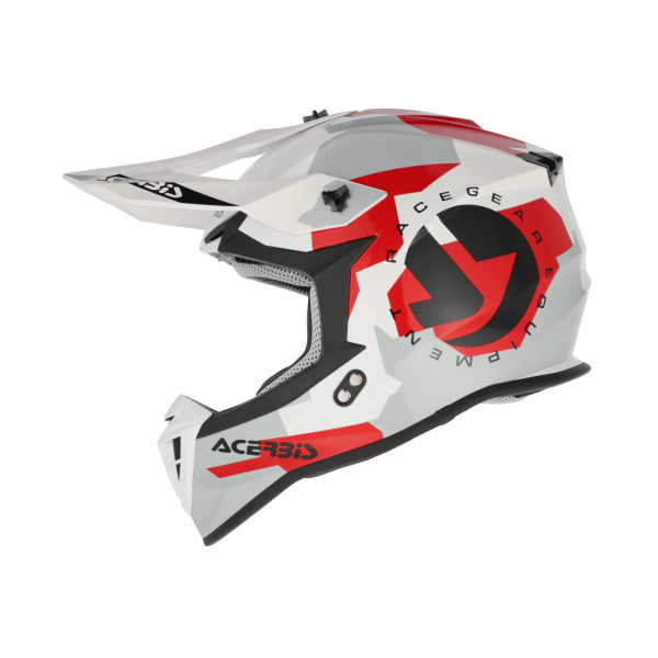 Acerbis Linear 22-06 sisak, fehér/szürke, M-es méret, 8, nordicamoto.ro