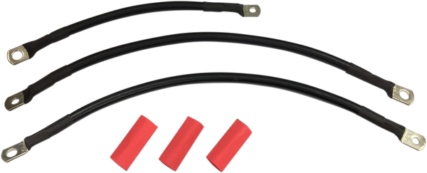 Battery Cable Set Black, 1, nordicamoto.ro