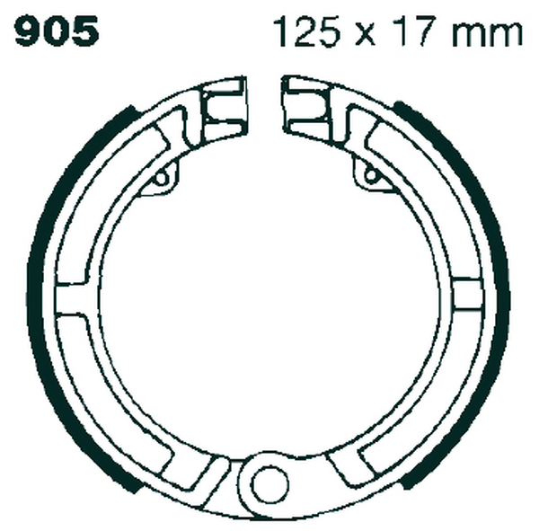 Standard Brake Shoes, 1, nordicamoto.ro
