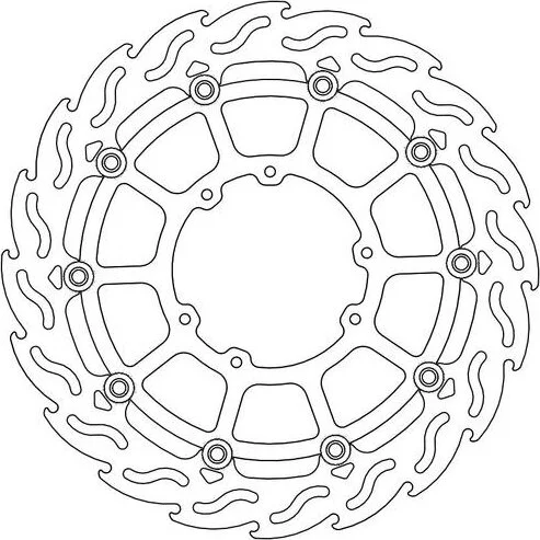 Flame sorozatú rozsdamentes acél rotor, 1, nordicamoto.ro