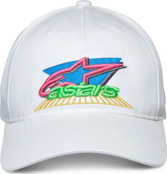 Alpinestars Vivid Hat White  ONE SIZE, 5, nordicamoto.ro
