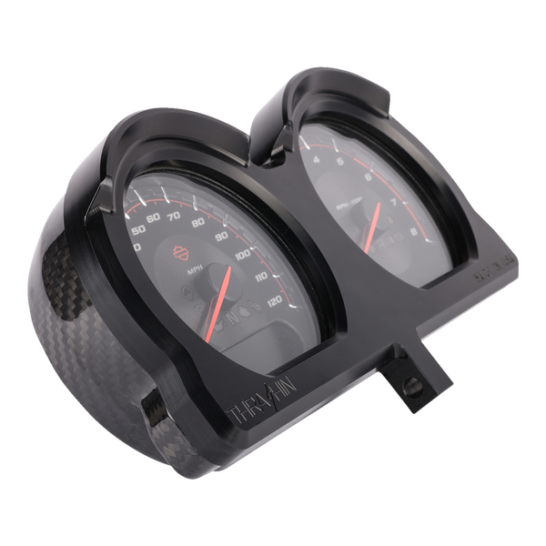 Gauge Relocation Kit Black, Anodized, 3, nordicamoto.ro