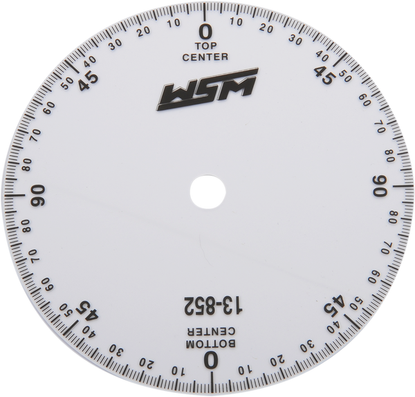 Engine Degree Wheel Black, Clear, 1, nordicamoto.ro