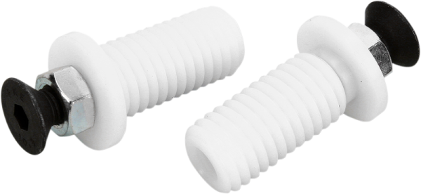 Nylon Handguard/handlebar End Mount Black, White, 1, nordicamoto.ro