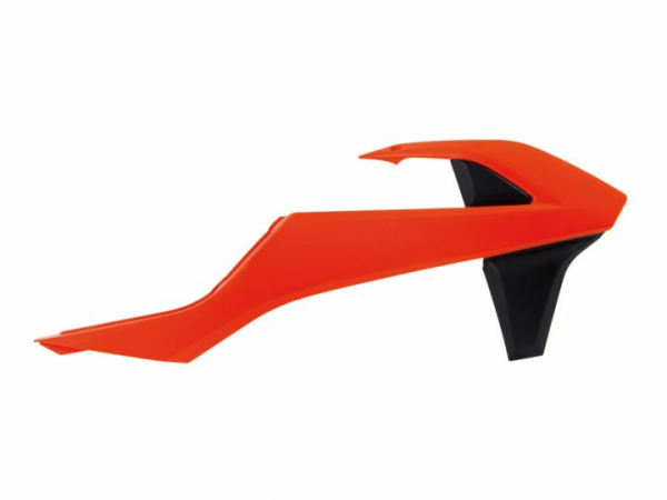 RACETECH KTM 125–450 SX/SXF 23–24-es modellhez készült üzemanyagtartó oldalsó burkolatok, narancssárga / fekete, 1, nordicamoto.ro