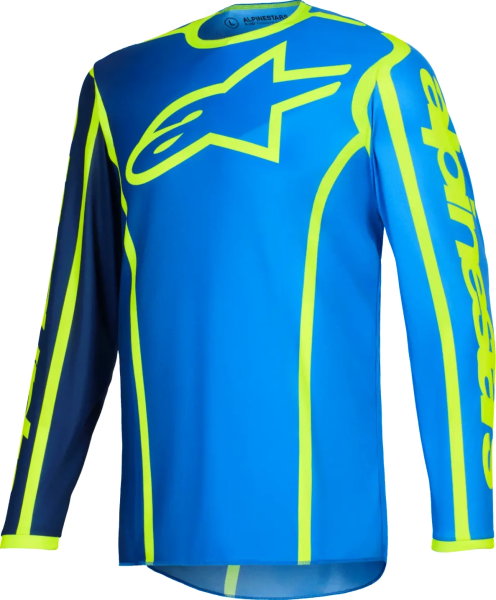 Tricou Alpinestars Fluid Apex Blue L, 1, nordicamoto.ro