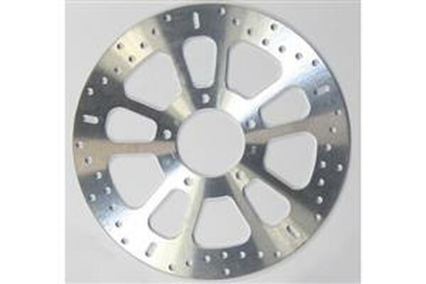 Round Fixed Brake Rotor Silver, Stainless Steel, 1, nordicamoto.ro