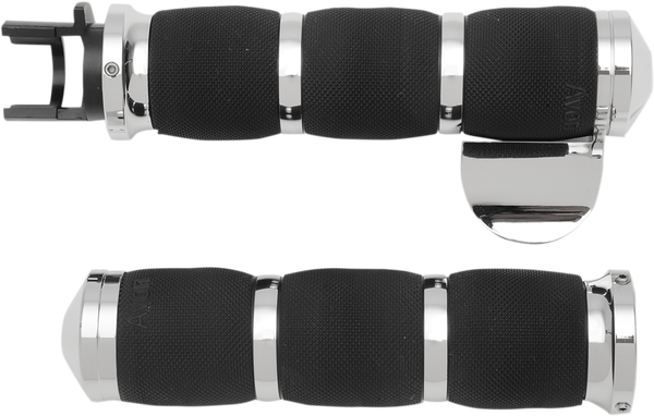 3-ring Air Cushioned Grips Black, 1, nordicamoto.ro