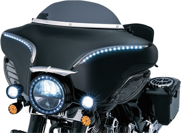 Steel Fairing/windshield Trim Silver, 1, nordicamoto.ro