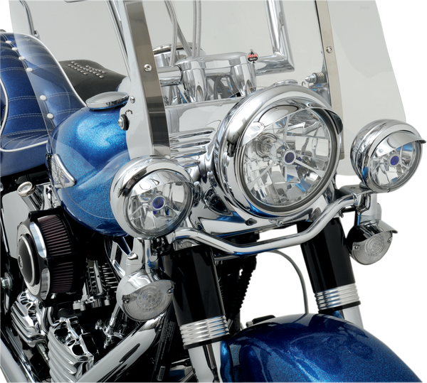 Visors For Headlights & Spotlights Chrome, 2, nordicamoto.ro