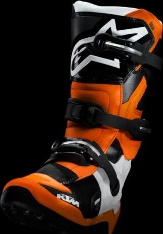 KTM TECH 7S gyermekcsizma, narancssárga/fekete/fehér, 6/39-es méret, 2, nordicamoto.ro