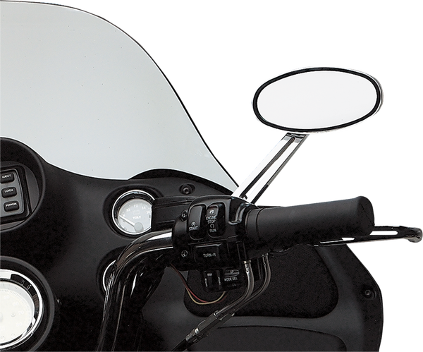 Stealth Mirror With Dual Intensity Leds Silver, Chrome, 2, nordicamoto.ro