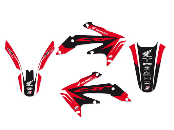 Dream 4 Graphics Kit Black, Red, White, 1, nordicamoto.ro