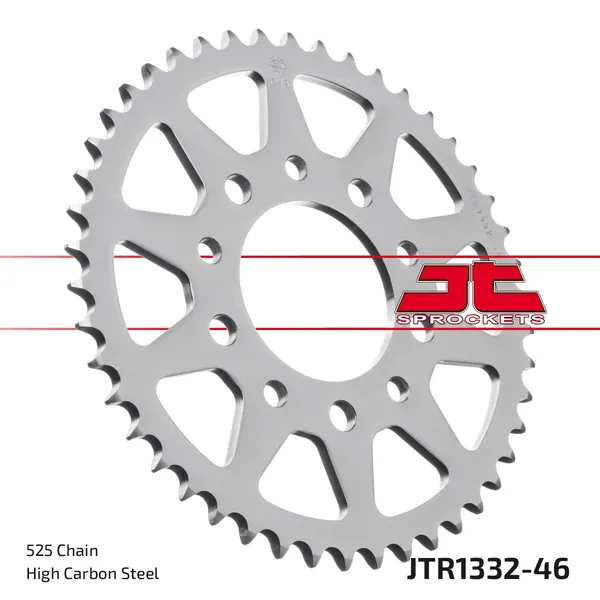 JT SPROCKETS hátsó lánckerék, természetes színű, 1, nordicamoto.ro