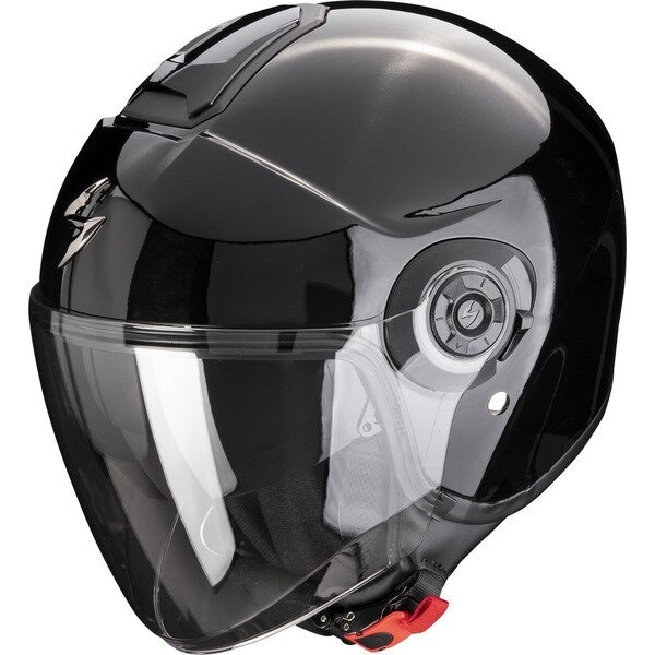 Casca open face/jet SCORPION EXO CITY II SOLID Negru M (Resigilat), 2, nordicamoto.ro