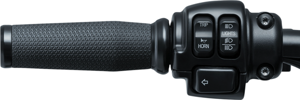 Thresher Handlebar Grips Black, 1, nordicamoto.ro