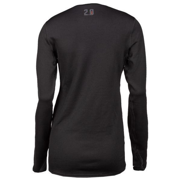 Bluza Dama Klim Base Layer Solstice Shirt 2.0 Knockout Pink - Castlerock Gray, 15, nordicamoto.ro