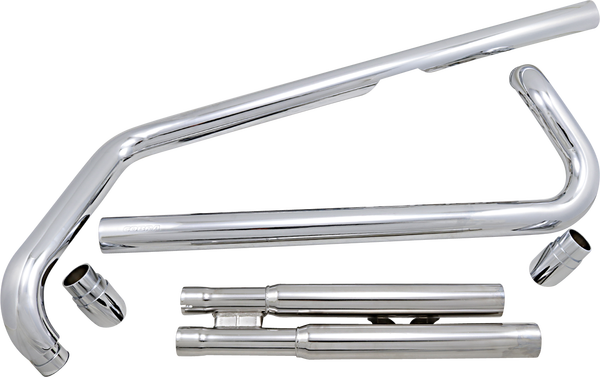 Speedster Slashdown Exhaust System Chrome, 2, nordicamoto.ro