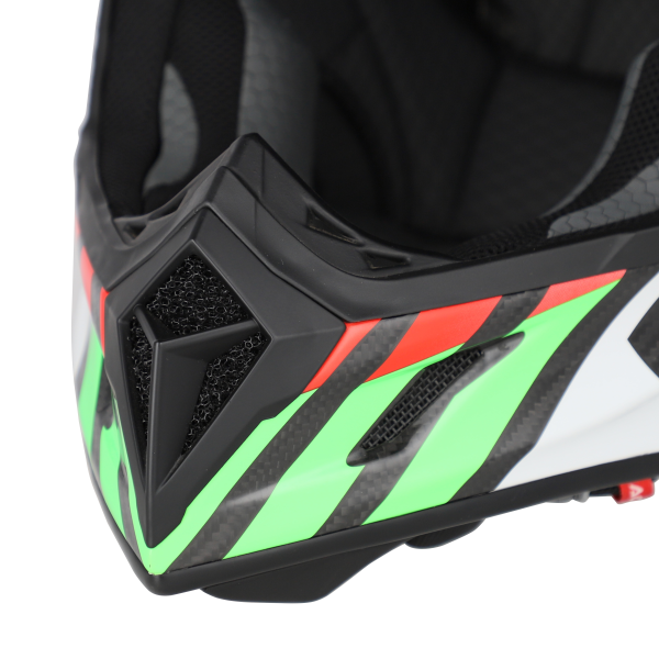 Casca Acerbis Steel Carbon 22-06 zöld/rózsaszín M, 3, nordicamoto.ro