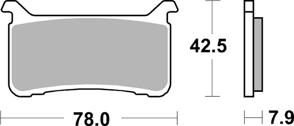 Ds Racing Dual Sintered Brake Pads, 1, nordicamoto.ro