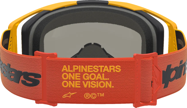 Alpinestars Vision 8 borostyánvörös/fekete/színezett lencsés síszemüveg, 2, nordicamoto.ro