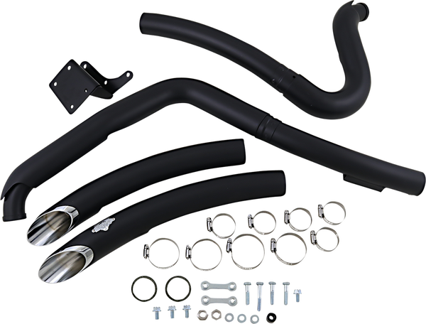 Big Radius 2:2 Exhaust System Black, 2, nordicamoto.ro