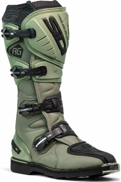 Sidi MX/Enduro Agueda Army/Black csizma, fekete/zöld, 43-as méret, 2, nordicamoto.ro