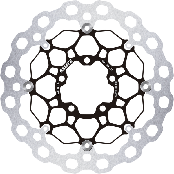 Cubiq Brake Rotor Black, Chrome, 1, nordicamoto.ro