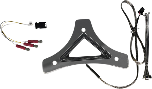 Universal Dual Intensity Run & Brake Led Backrest Light Red, 1, nordicamoto.ro