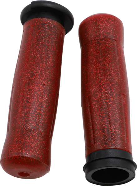 Old School Rubber Grips Red, 2, nordicamoto.ro