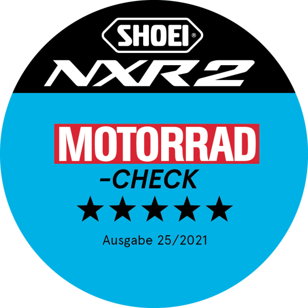 SHOEI NXR2 KNEE DOWN TC-5 teljes arcú sisak, fekete/piros/matt fehér, S-es méret, 2, nordicamoto.ro