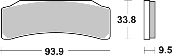 Ds Racing Dual Sintered Brake Pads, 1, nordicamoto.ro
