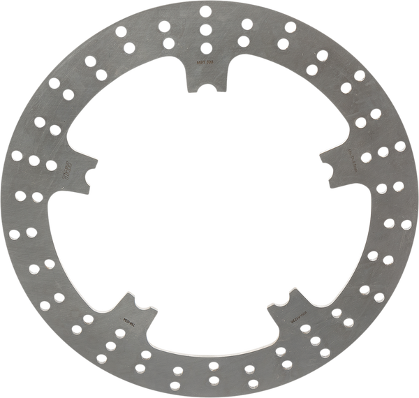 Brake Rotor Fixed Round Silver, Stainless Steel, 1, nordicamoto.ro