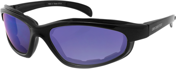 Fat Boy Gloss Black Sunglasses Black Medium Frame, 2, nordicamoto.ro