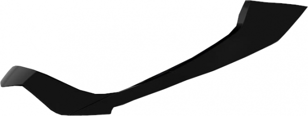 SHOEI VFW06/VFWR sisak plexi alsó része, fekete, 1, nordicamoto.ro