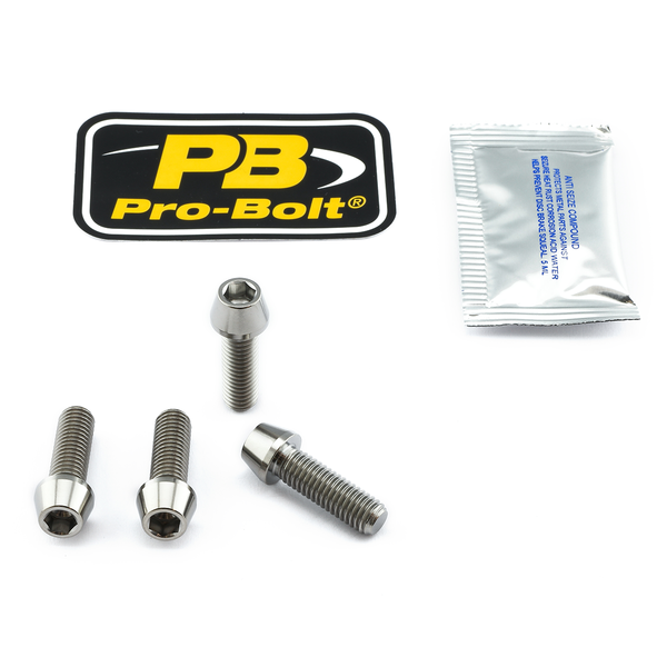 Titanium Clip-on / Handle Bar Mount Bolt Kit, 1, nordicamoto.ro