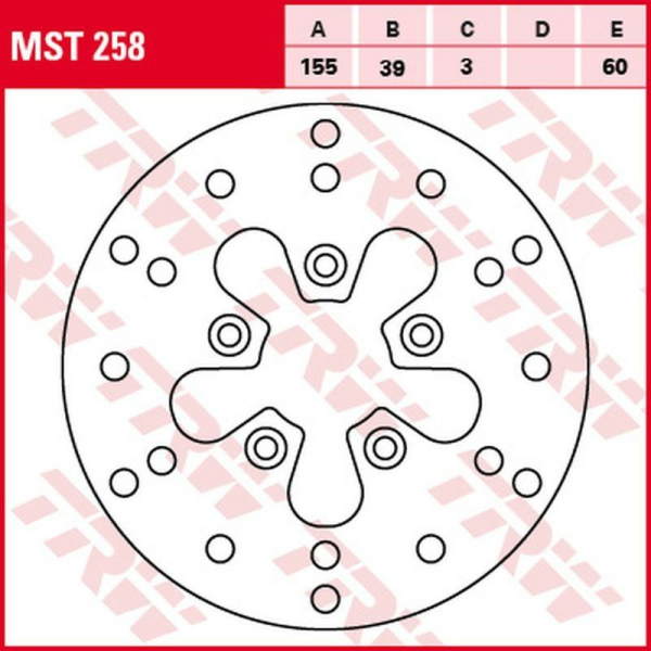 Disc frana fata TRW MALAGUTI F-10 JETLINE 50 '92 -'98/YESTERDAY 50 '97 -'01/PEUGEOT ZENITH 50 '96 -'98, 1, nordicamoto.ro