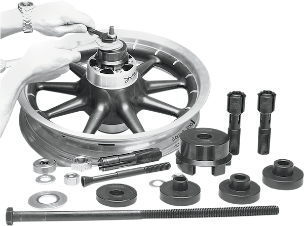 Sealed Wheel Bearing Kit Black, Silver, 1, nordicamoto.ro