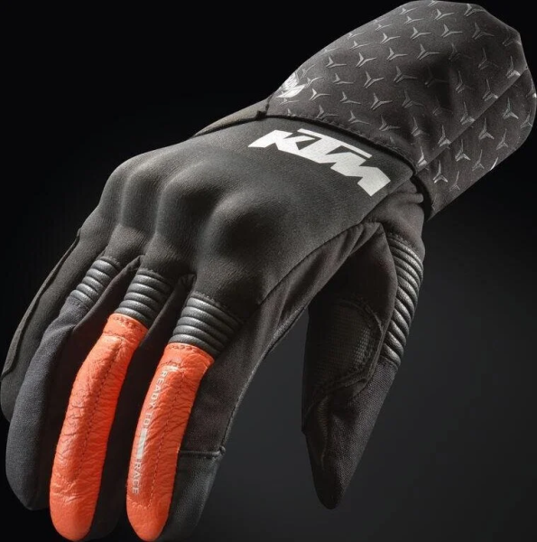 KTM Elemental II GTX kesztyű – szürke/narancs/fekete – L/10-es méret, 2, nordicamoto.ro