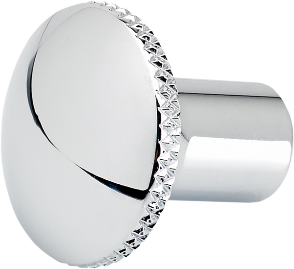 Billet Choke Cable Knob Silver, 1, nordicamoto.ro