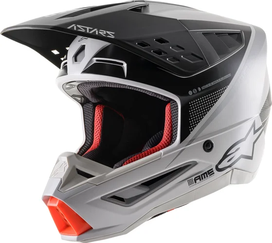 Casca Alpinestars Supertech M5 Rayon MX Blue/White M, 12, nordicamoto.ro