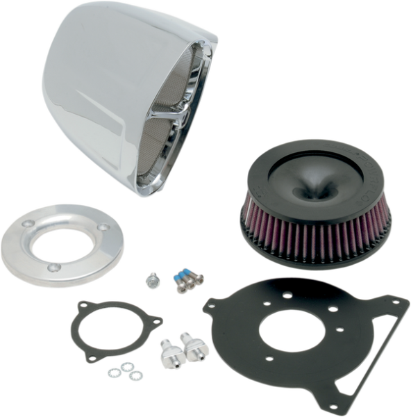 Powrflo Air Intake Kit Silver, 1, nordicamoto.ro