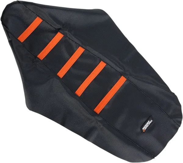KTM narancssárga, bordázott üléshuzat, 1, nordicamoto.ro