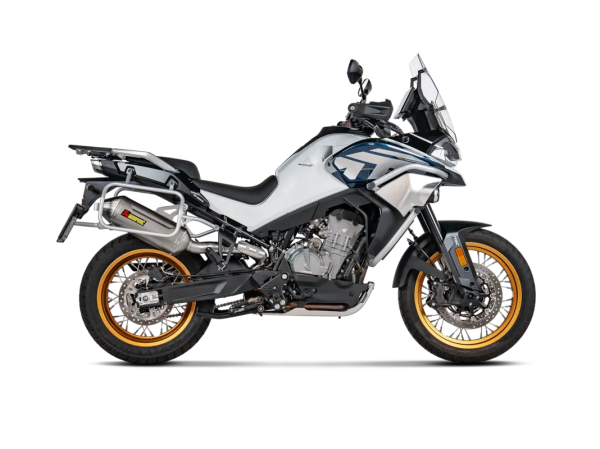 Tobă de eșapament Akrapovič Slip-On Line Titanium pentru CFMOTO 800MT, 4, nordicamoto.ro