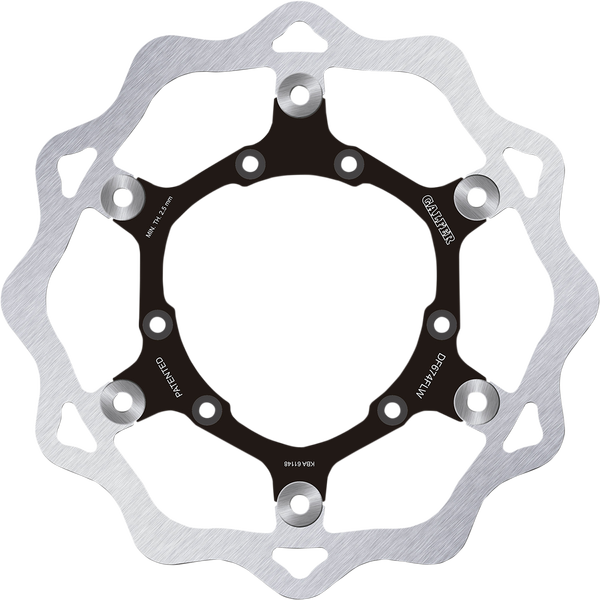 Wave® Brake Rotor Black, Silver, 1, nordicamoto.ro
