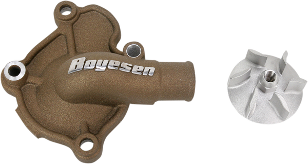 Supercooler Water Pump Cover And Impeller Kit Magnesium, Powder-coated, 1, nordicamoto.ro