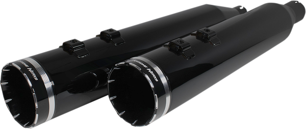 4-1/2(r) Hp-plus® Slip-on Mufflers Black, Obsidian, 1, nordicamoto.ro