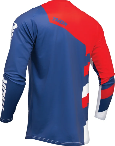 Tricou Copii Thor Sector Checker Blue/Red XS, 3, nordicamoto.ro