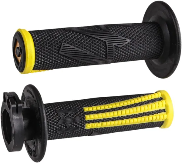 Emig Pro V2 rögzíthető markolatok, fekete, sárga, 1, nordicamoto.ro