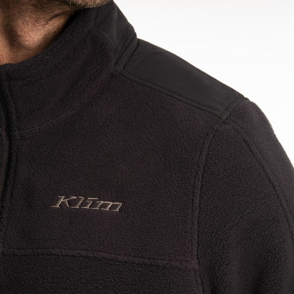 Geaca Snowmobil Klim Teton Crest Fleece Mid Layer Black, 35, nordicamoto.ro